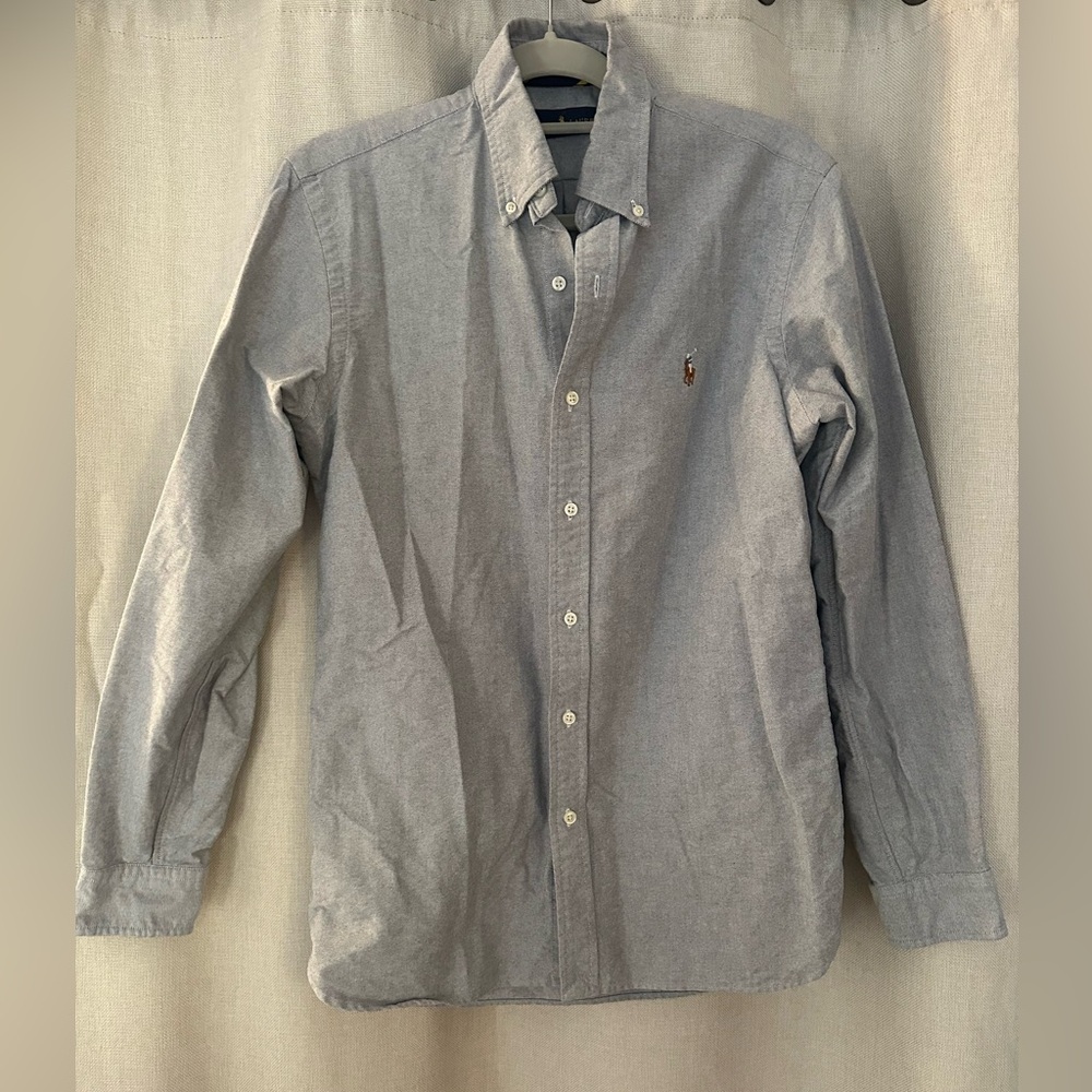 Ralph Lauren Men's Gray Button Down Shirt